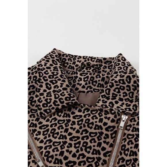 Azura Exchange  Zipped Notch Collar Short Jacket - Picture 5 of 8